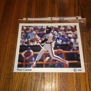 Autographed Rod Carew Picture